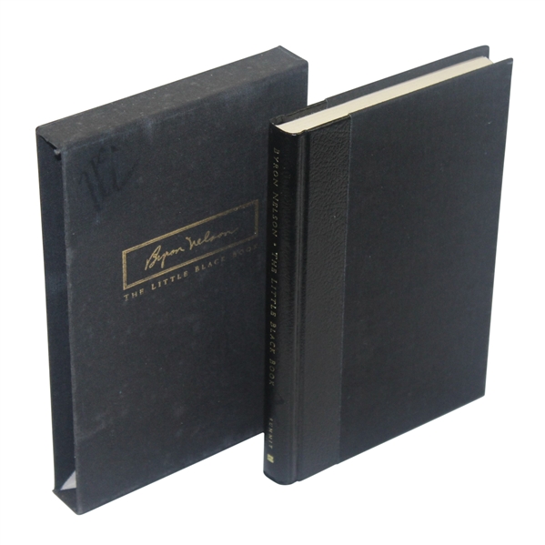 Byron Nelson Signed The Little Black Book with Slip Case JSA ALOA