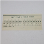 1963 Masters Tournament Official Scorecard - Nicklaus 1st Masters Win