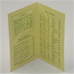 1958 Masters Tournament Original Ticket Brochure for Prospective Patrons