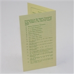 1958 Masters Tournament Original Ticket Brochure for Prospective Patrons