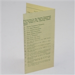 1960 Masters Tournament Original Ticket Brochure for Prospective Patrons