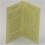 1963 Masters Tournament Original Ticket Brochure for Prospective Patrons