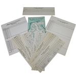 Three Masters Press Scorepads and 1962 Masters Pamphlet