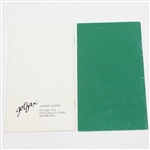 Lot of Two Masters Yardage Guides - 1989 and Unknown Earlier Guide
