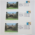 Nine 1995 Ryder Cup at Oak Hill First Day Covers - September 22nd, 23rd, & 24th