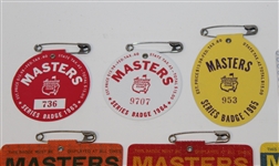 1963-2016 Complete Run of Masters Tournament Badges-High Grade Condition!