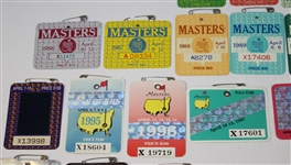 1963-2016 Complete Run of Masters Tournament Badges-High Grade Condition!