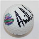 Annika Sorenstam & Lauri Merten Signed US Open Logo Golf Balls with 5 Logo Balls JSA ALOA