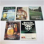 Lot of Five Signed US Open Programs - 1983, 1984, 1985, 1986, & 1987 JSA ALOA