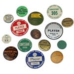 Lot of 15 Contestant Badges - 1940s-1960s - Assorted