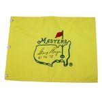 Gary Player Signed Undated Masters Embroidered Flag with Winning Years JSA ALOA