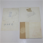 Three Ralph Guldahl Original Wire Photos from US Open Wins 