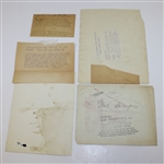 Armour(1927), Sarazen(1922), & Manero(1936) Original US Open Win Wire Photos