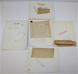 Little('40), Hogan('48), Mangrum('46), Worsham('47) & Middlecoff('49) Original US Open Wire Photos