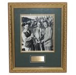Byron Nelson Signed PGA Champ Photo - Frame JSA ALOA