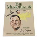 Tom Watson & Billy Casper (Honoree) Signed Memorial Tournament Program JSA ALOA
