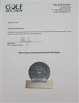 1997 US Open at Congressional Contestant Wife Badge - Steve Jones Collection Defending Champ