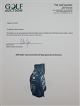 2004 Ryder Cup Ceremonial Golf Bag Signed by 10 Members - Steve Jones Collection JSA ALOA