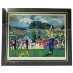 Leroy Neiman Signed Augusta Golf 1990 Serigraph-Depicts Nicklaus/Faldo @ Masters- JSA ALOA