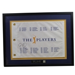 Rory McIlroy Signed The Players Champ Flag - Framed JSA #J09624