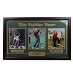 Jack Nicklaus Signed The Golden Bear Display Piece - Framed JSA #G55022- PERFECT AUTOGRAPH!