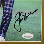 Jack Nicklaus Signed 'The Golden Bear' Display Piece - Framed JSA #G55022- PERFECT AUTOGRAPH!