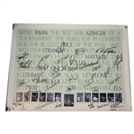 Multi-Signed 1996 Tour Championship Poster - Steve Jones Collection JSA ALOA