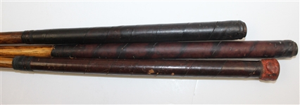 Set of Three Deep Groove Irons - Spalding F-6, Chattell, & Bakspin