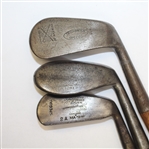 Three Deep Groove Irons: Backspin Pitcher, Spalding Dedstop, & Wilson 2-A Mashie