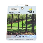 2011 Masters Tournament Badge #Q00648 - Charl Schwartzel Winner