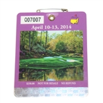 2014 Masters Tournament Badge #Q07007 - Bubba Watson Winner