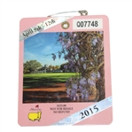 2015 Masters Tournament Badge #Q07748 - Jordan Spieth Winner