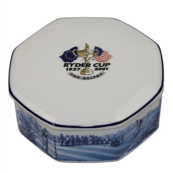2001 Ryder Cup The Belfry Wedgewood China Box with Lid