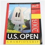 2003 US Open at Olypmia Fields Lot - Tickets, Flag, USGA Publication, & Pamphlets
