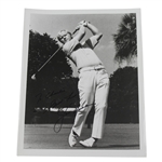 Jack Nicklaus Signed Black and White 8x10 Photo JSA ALOA