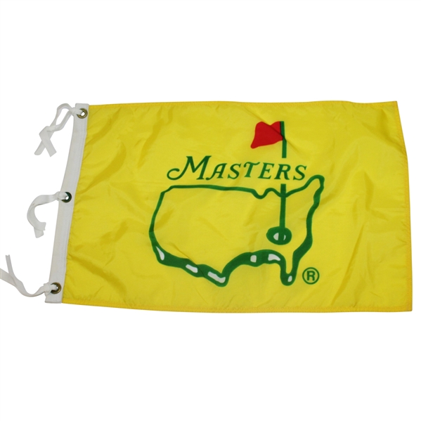 Vintage Yellow Undated Masters Screen Flag
