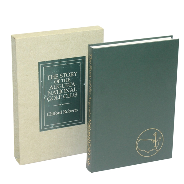 Clifford Roberts Signed Special Ltd Ed Book "The Story of the Augusta National Golf Club" JSA ALOA