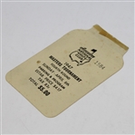 1947 Masters Tournament Sunday Ticket #1584
