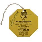 1949 Masters Tournament SERIES TICKET #3001-Razor Sharp Edges, Crease Free!