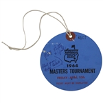 1964 Masters Tournament Friday Ticket #4107
