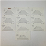 Ten Bobby Jones Stamped First Day Issue Cachets