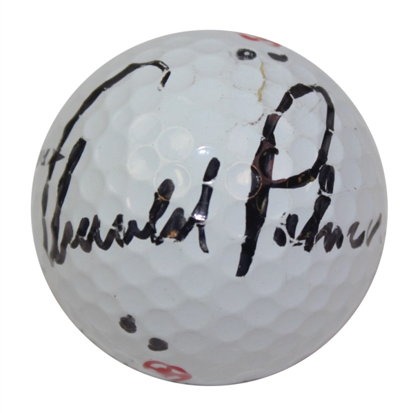 Arnold Palmer Signed Match Used Personal "Umbrella" Golf Ball JSA #X67918
