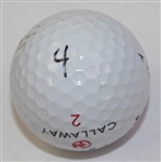 Arnold Palmer Signed Match Used Personal Umbrella Golf Ball JSA #X67918