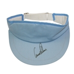 Arnold Palmer Signed Unmarked Blue Visor JSA ALOA