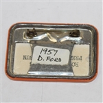 1957 Masters Tournament 'Press' Badge