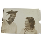 1937 Babe Ruth & Babe Zaharias Wire Photo - Babe & Babe