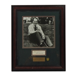 Ralph Guldahl Signed 1939 Masters Champion Display - Framed JSA ALOA