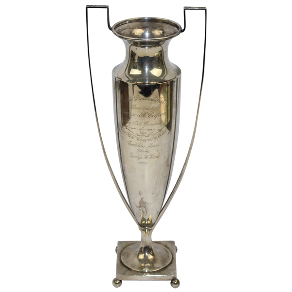 1926 The Presidents Cup at Blue Hill CC Sterling Trophy Won by George H. Reid