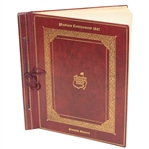 Francis Ouimets Personal 1947 Masters Tournament Players/Dignitaries  Gift - Scrapbook