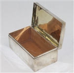 1918 Oakland GC Red Cross Tournament Tiffany Sterling Box Won by Morris Carpenter